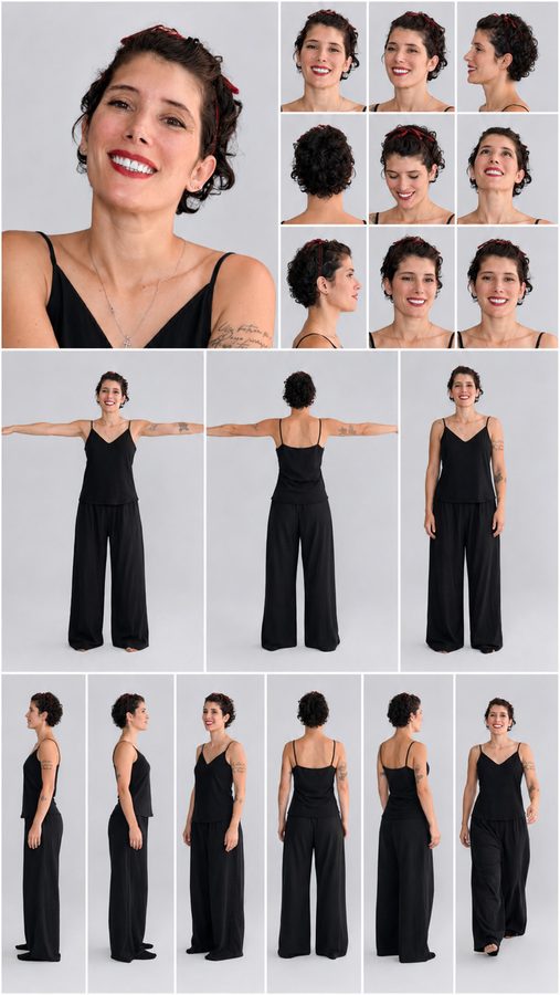 Exemplu generat cu promptul Character Turnaround