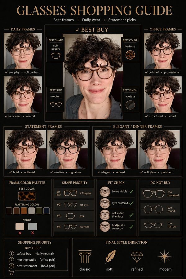 Exemplu generat cu promptul Glasses Shopping Guide